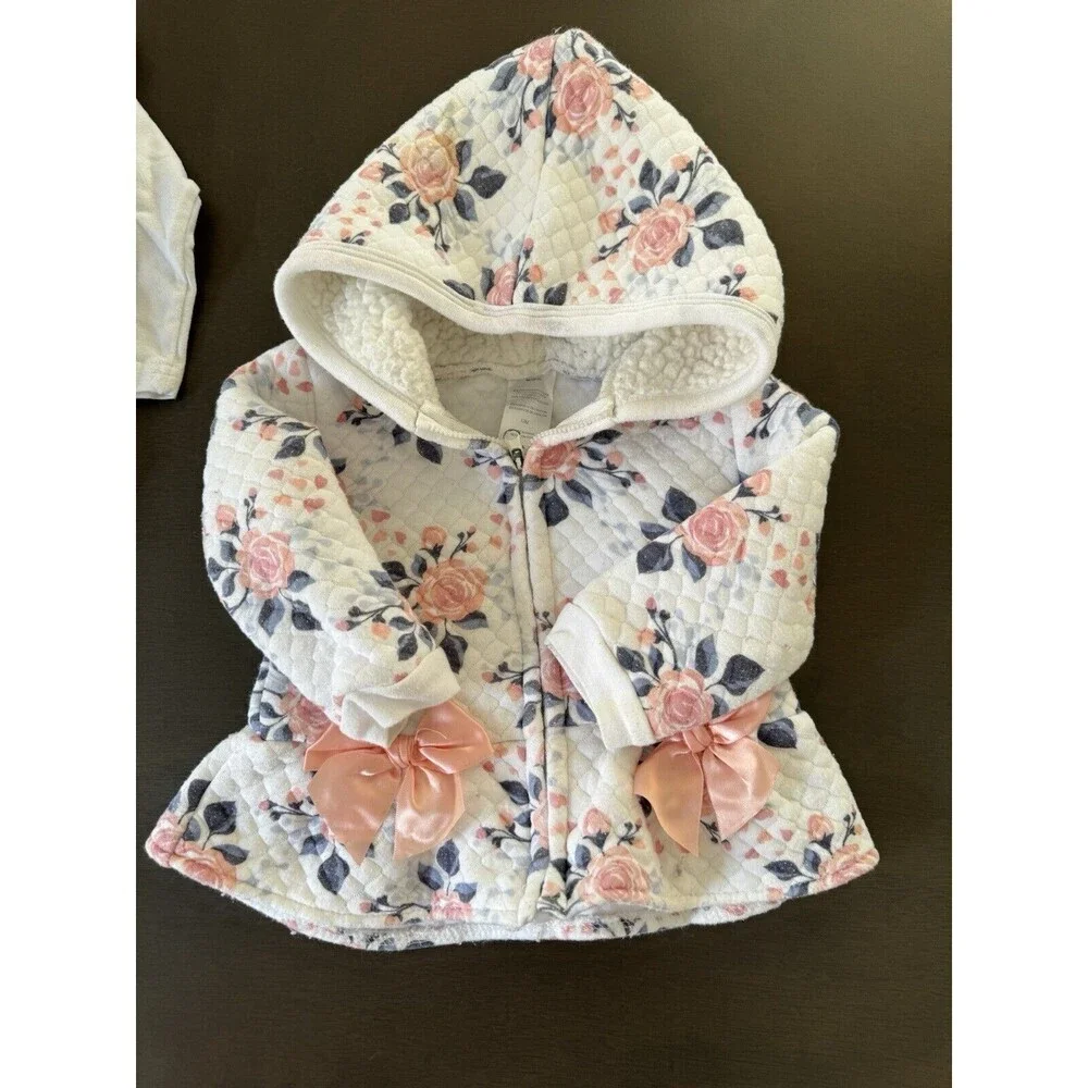 Baby Girl clothes BUNDLE black coat bodysuit outfits jacket cotton soft size 12M